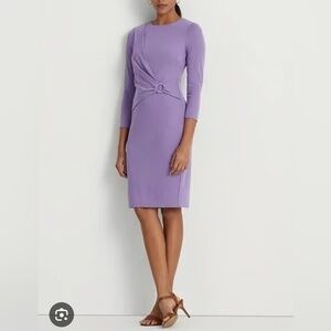 Lauren Ralph Lauren / Wisteria Midi Dress / Elegant Dress